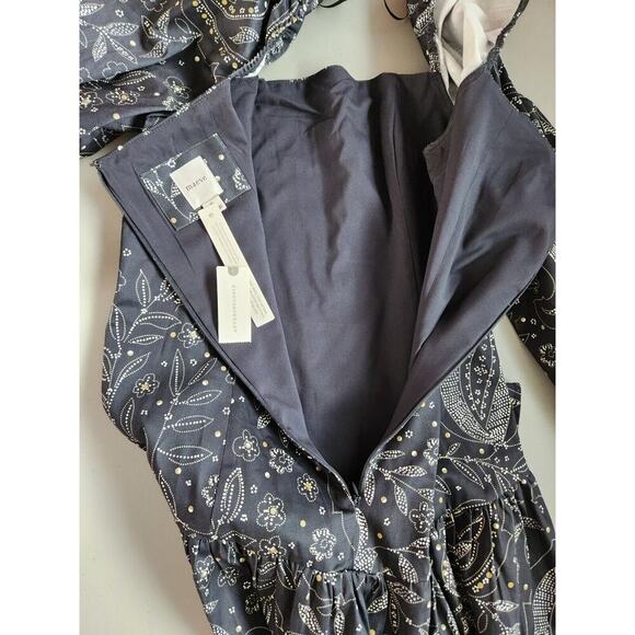 NWT Maeve Long-Sleeve Square-Neck Drop-Waist Mini Dress Sz XL #8H502 - Picture 8 of 11